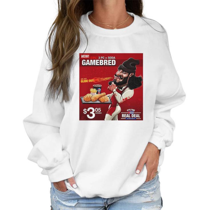 Jorge Masvidal 3 Piece And A Soda Mma Fighter Chicken Women Sweatshirt