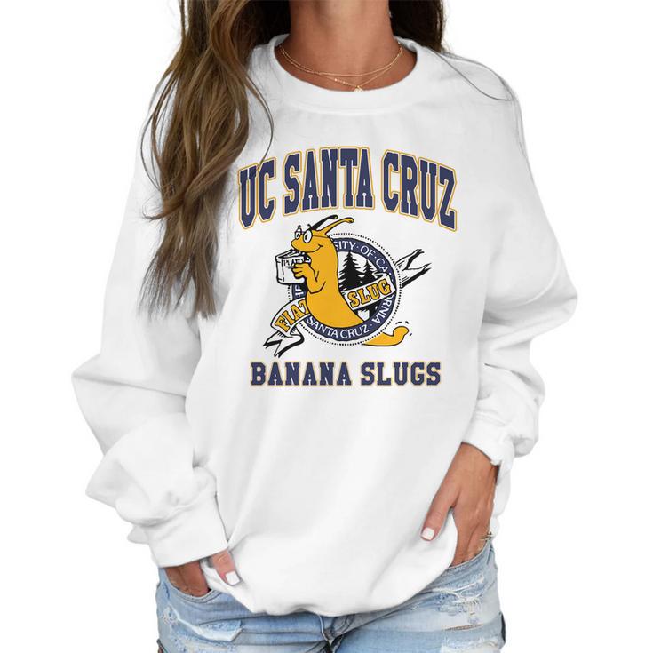 Uc Santa Cruz Banana Slug Women Sweatshirt