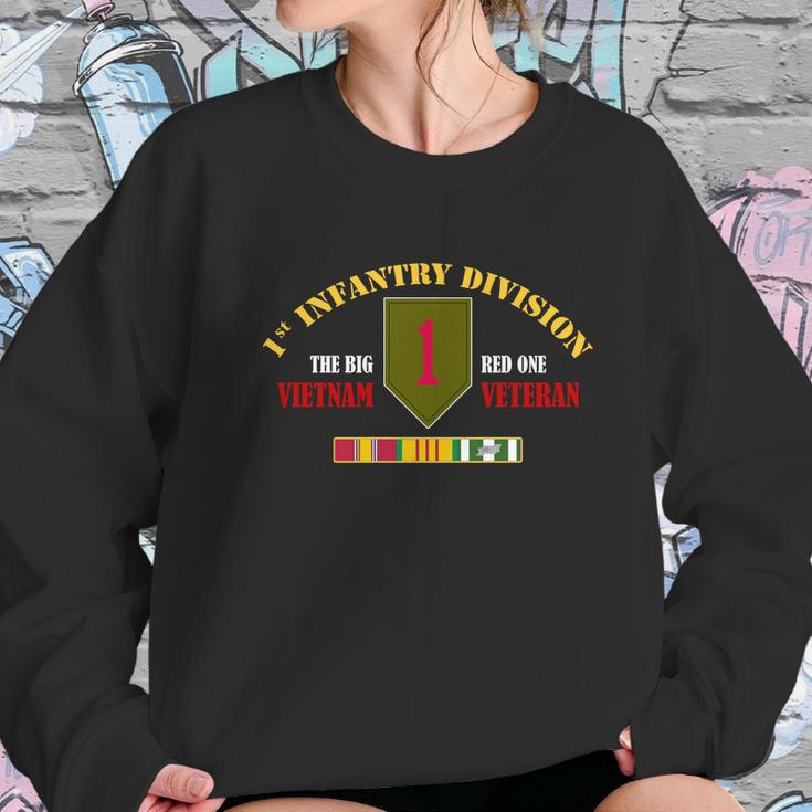 1St Infantry Division Vietnam Veteran The Big Red One Gift Men Women T-Shirt Graphic Print Casual Unisex Tee Women Sweatshirt Gifts for Her