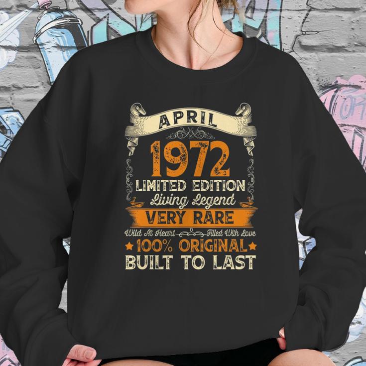 50 Years Old Gifts April 1972 Limited Eition 50Th Birthday Women Sweatshirt Gifts for Her