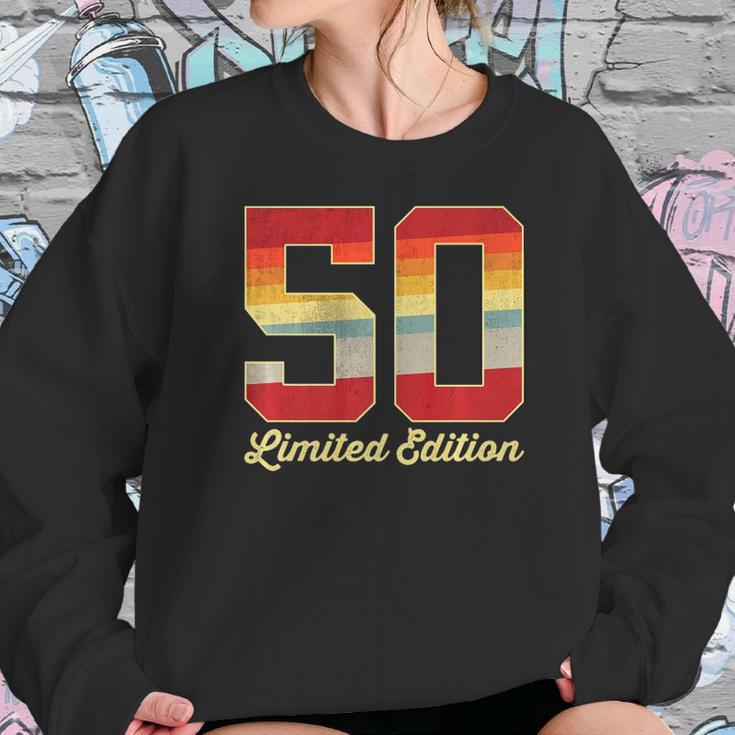 50Th Birthday Vintage Limited Edition 1972 50 Years Old Men Women Sweatshirt Gifts for Her