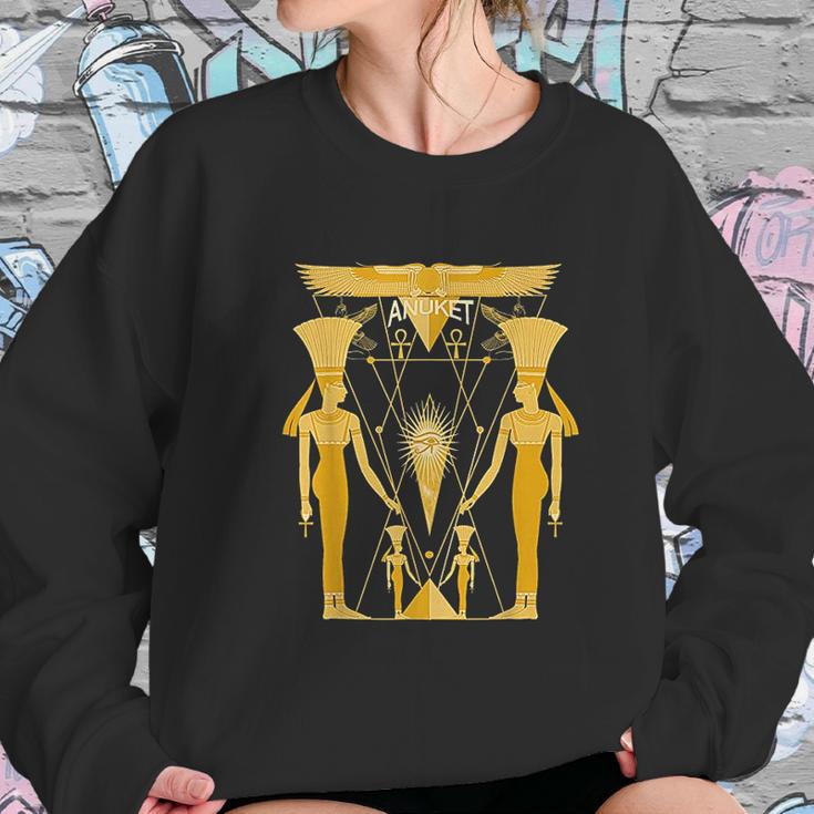 Ancient Egyptian Goddess Anuket Kemetic Women Sweatshirt Gifts for Her