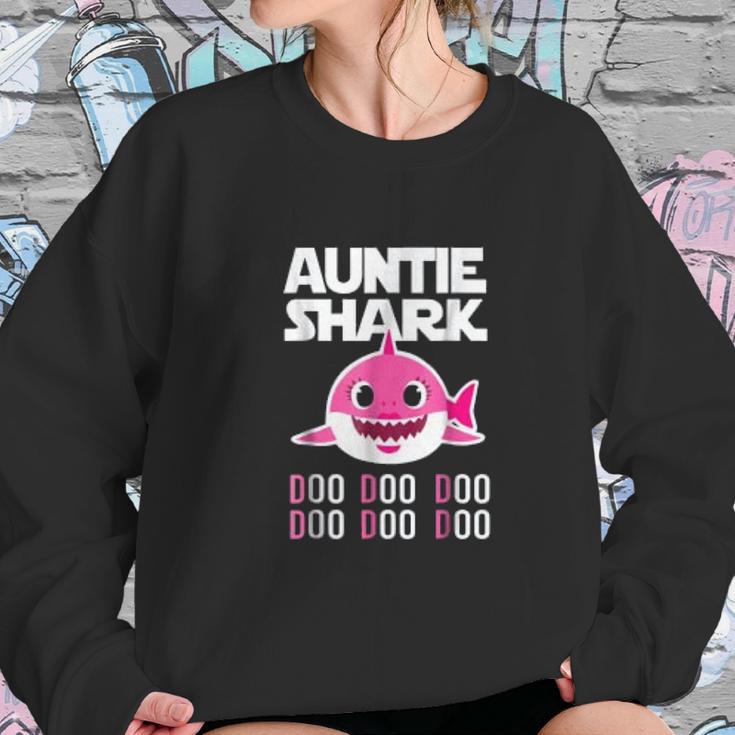 Auntie Shark Doo Doo Doo Baby Shark Women Sweatshirt Gifts for Her