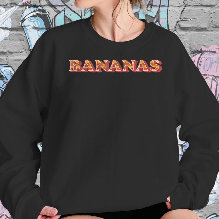 Bananas Vintage Style 70S By Seventies Women Sweatshirt Gifts for Her