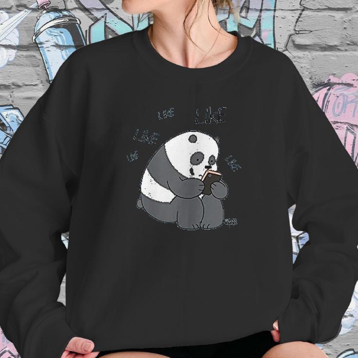 We Bare Bears Panda Like Like Like Women Sweatshirt Gifts for Her