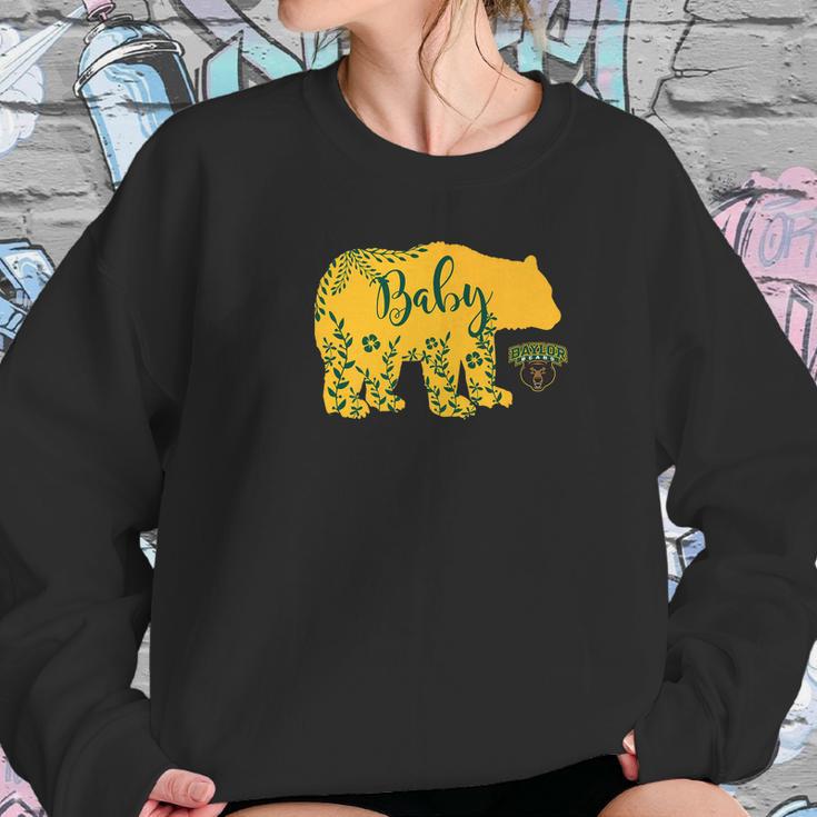 Baylor Bears Baby Bear Floral Apparel Women Sweatshirt Gifts for Her