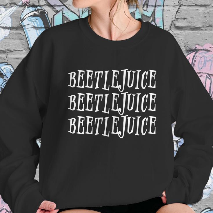 Beetlejuice Beetlejuice Beetlejuice Halloween Summon Women Sweatshirt Gifts for Her