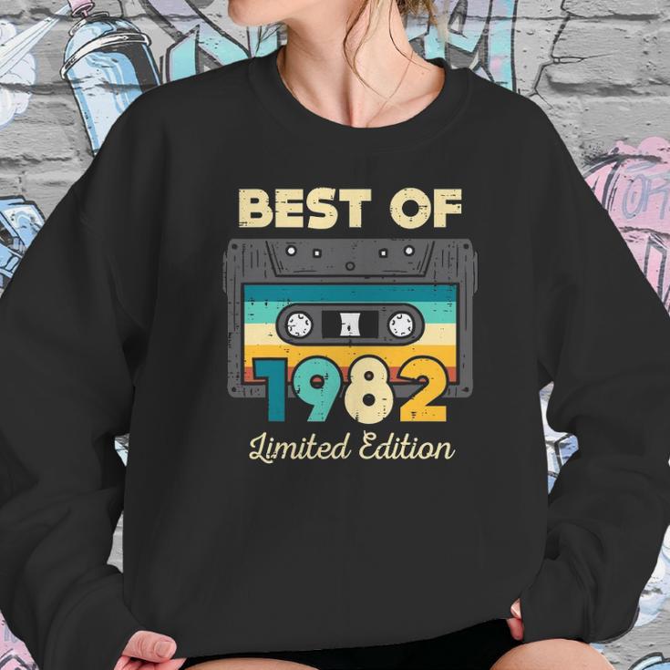 Best Of 1982 Cassette 40 Years Old 40Th Birthday Men Women Women Sweatshirt Gifts for Her