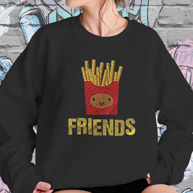 Best Friends Set Bff Set Burger Fries Junk Food Matching Women Women Sweatshirt Gifts for Her