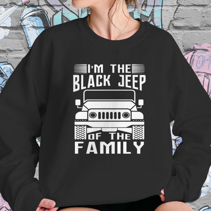 Mens Im The Black Jeep Of The Family Cool Offroad Gift Men Women T-Shirt Graphic Print Casual Unisex Tee Women Sweatshirt Gifts for Her