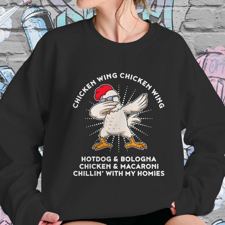 Chicken Wing Chicken Wing Song Lyric Hot Dog Bologna Women Sweatshirt Gifts for Her