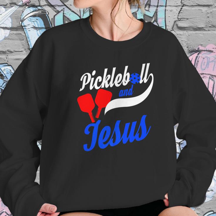 Christian Pickleball Jesus Funny Player Gift Dink Women Sweatshirt Gifts for Her