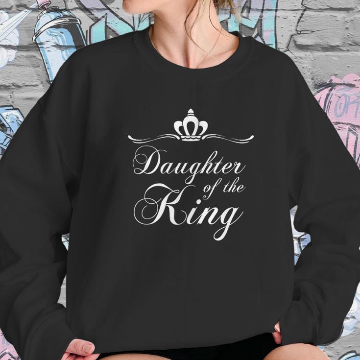 Christian Quote Gift Verse Saying Daughter Of The King Women Sweatshirt Gifts for Her