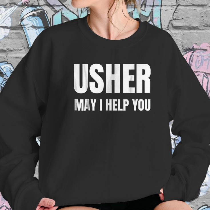 Christian Usher Church Gift Women Sweatshirt Gifts for Her