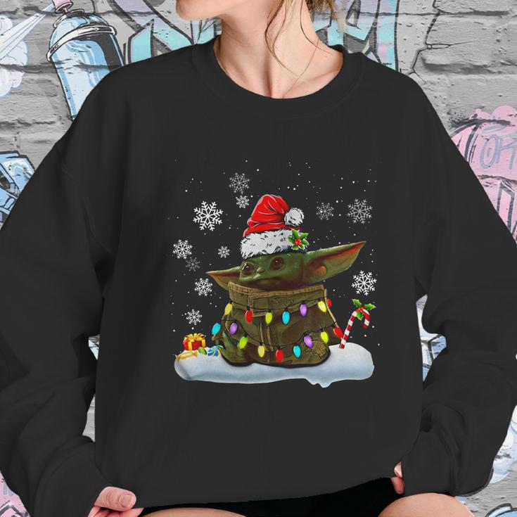 Christmas Santa Baby Yoda Women Sweatshirt Gifts for Her