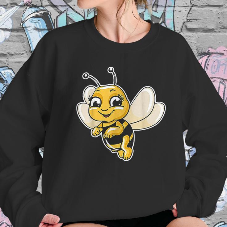 Cute Honey Bee Lover Illustration Gift Beekeeping Love Gifts Women Sweatshirt Gifts for Her