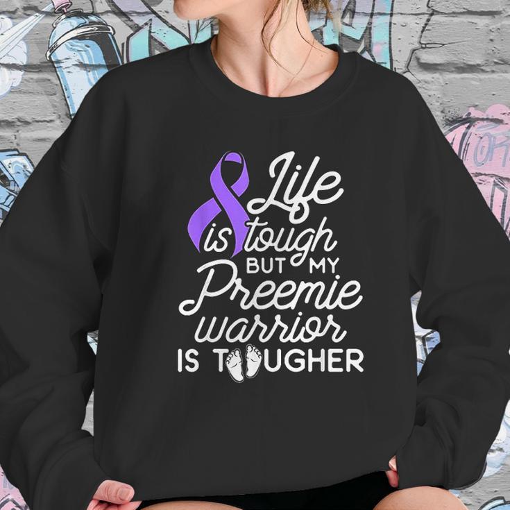 Daddy Mom Tough Premature Birth Women Sweatshirt Gifts for Her