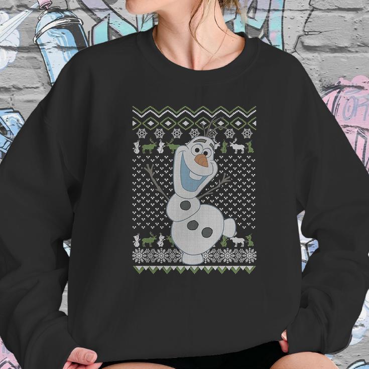 Disney Frozen Olaf Sven Ugly Christmas Sweater T-Shirt Women Sweatshirt Gifts for Her