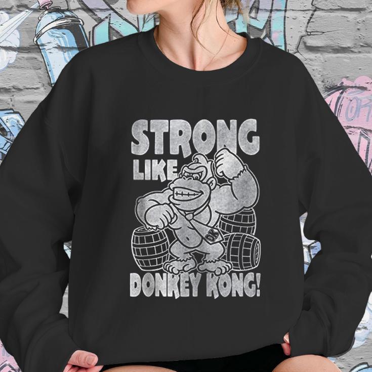 Donkey Kong Super Strong Vintage Women Sweatshirt Gifts for Her