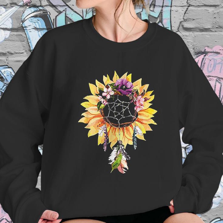 Dream Catcher Sunflower Flower Lover Dreamcatcher Women Sweatshirt Gifts for Her