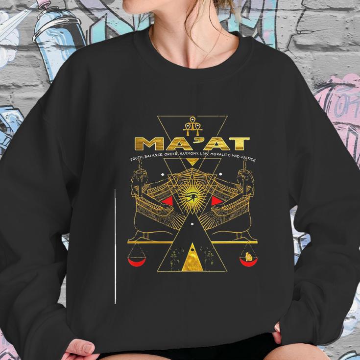 Egyptian Kemetic Goddess Maat Women Sweatshirt Gifts for Her