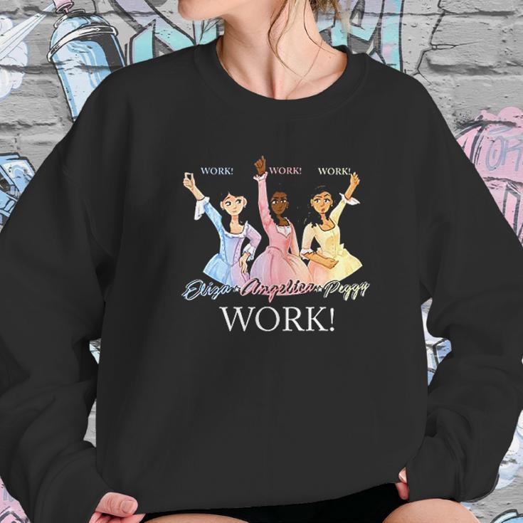 Eliga Angelica Peggy Work Schuyler Sisters Hamilton Women Sweatshirt Gifts for Her