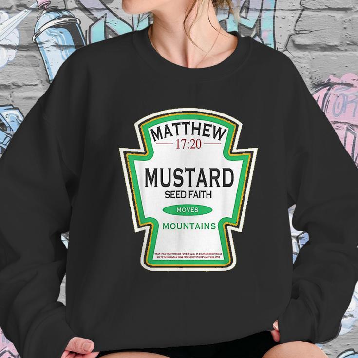 Faith As A Grain Of A Mustard Seed Christian Parody Women Sweatshirt Gifts for Her