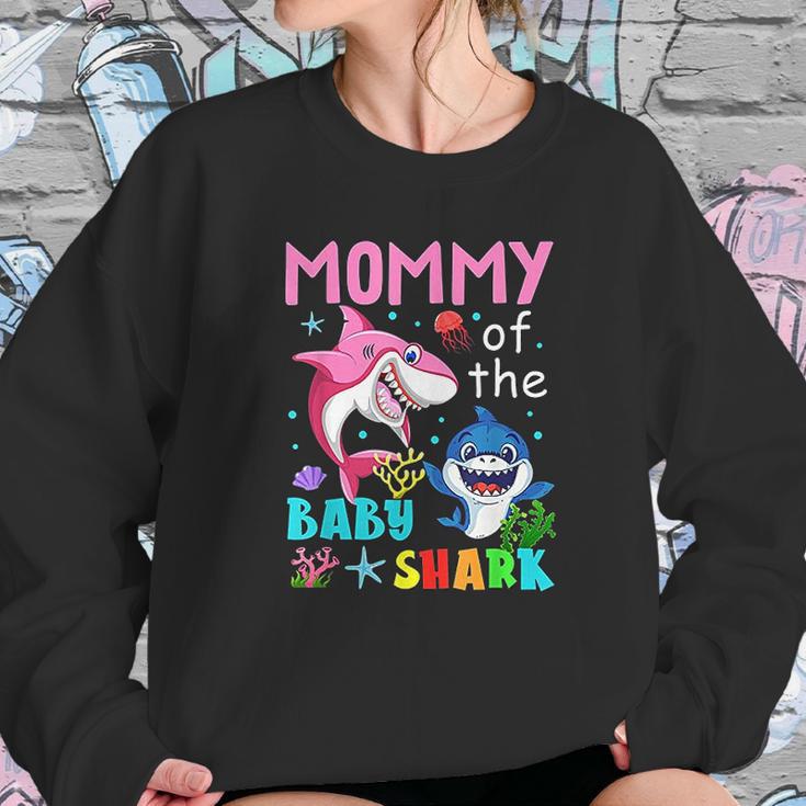 Family Mommy Of The Baby Shark Women Sweatshirt Gifts for Her