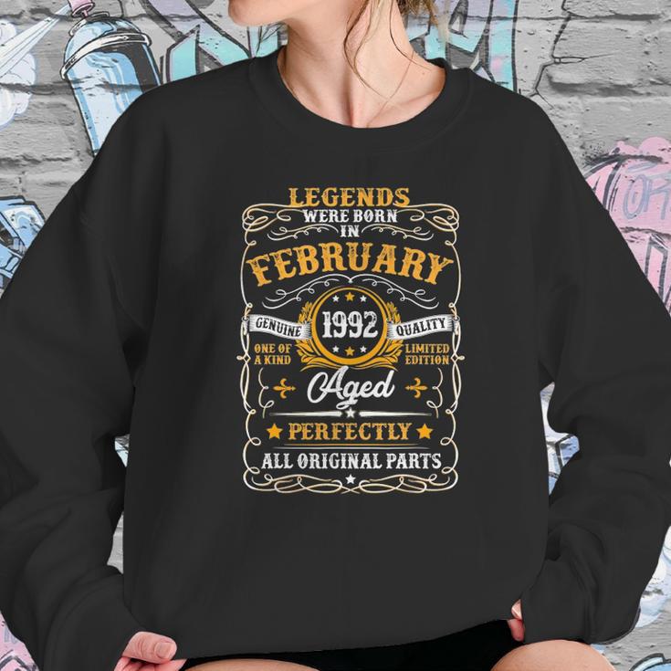 February 1992 30Th Birthday Gift 30 Years Old Men Women Women Sweatshirt Gifts for Her