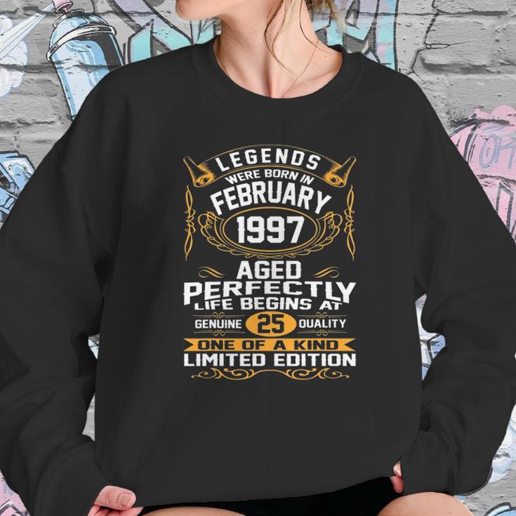 February 1997 25Th Birthday Gift 25 Years Old Men Women Women Sweatshirt Gifts for Her