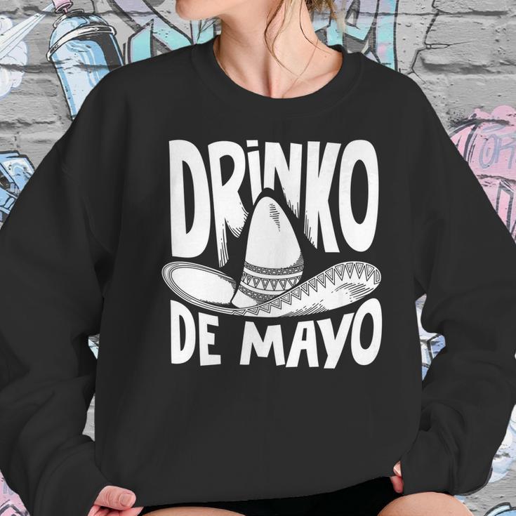 Funny Drinko De Mayo Boys Girls Drinking Beer Wine Women Sweatshirt Gifts for Her