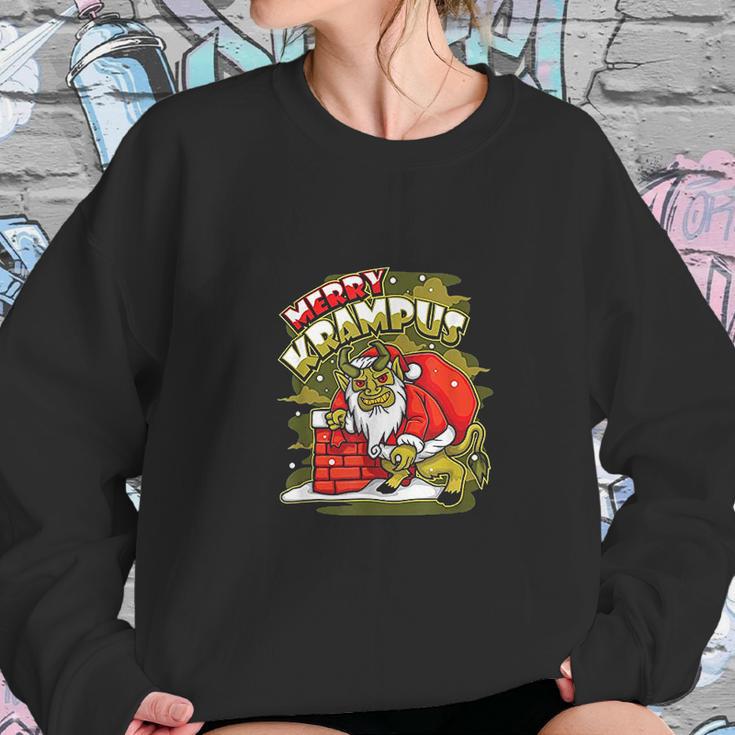 Funny Gift Christmas Merry Krampus Xmas Joke Kids Women Women Sweatshirt Gifts for Her