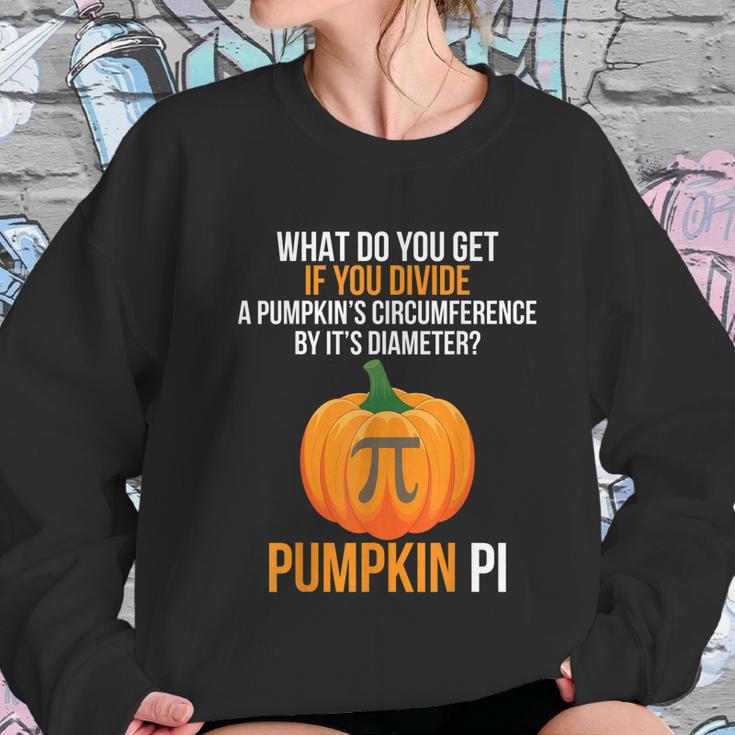 Funny Halloween Costume Math Teacher Pumpkin Pi Men Adult Women Sweatshirt Gifts for Her