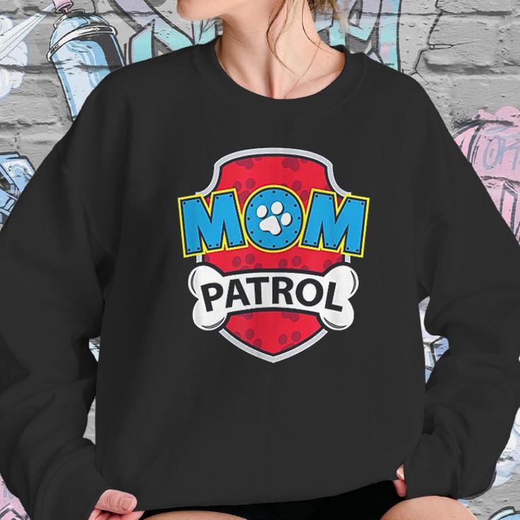 Funny Mom Patrol Dog Mum Mothers Day Women Sweatshirt Gifts for Her