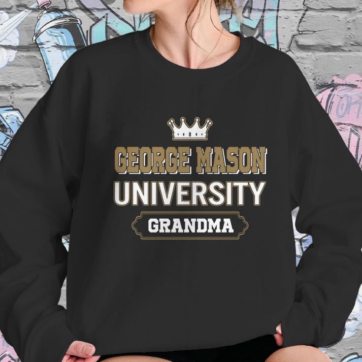 George Mason University Grandma Great Gift For Grandparents Women Sweatshirt Gifts for Her