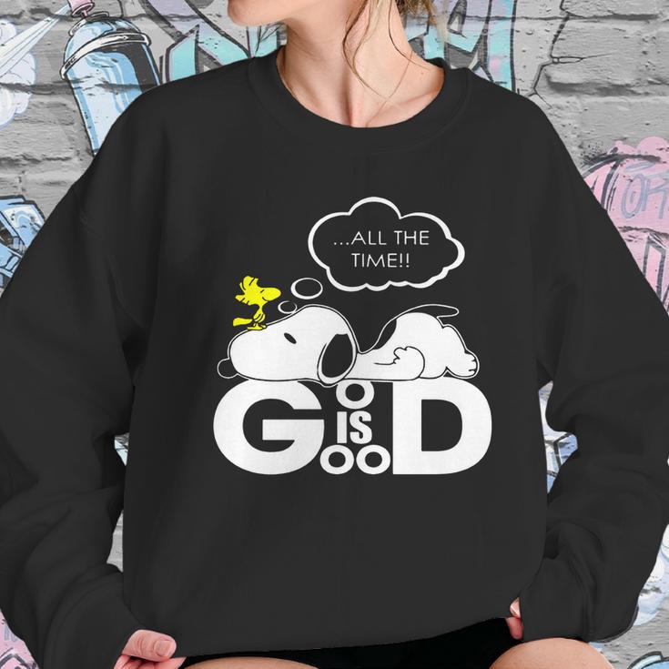 God Is Good Snoopy Women Sweatshirt Gifts for Her