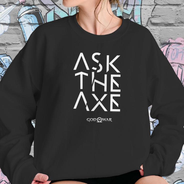 God Of War Ask The Axe Women Sweatshirt Gifts for Her