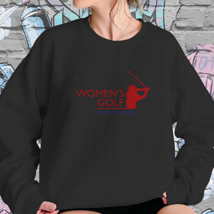 Womens Golf Pine Needles Graphic Design Printed Casual Daily Basic Women Sweatshirt Gifts for Her