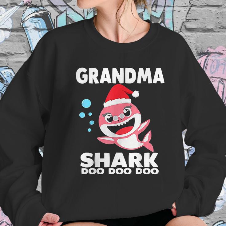 Grandma Shark Christmas For Matching Family Women Sweatshirt Gifts for Her