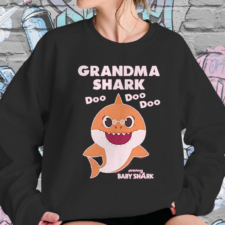 Grandma Shark Doo Doo Doo Baby Shark Nana Women Sweatshirt Gifts for Her