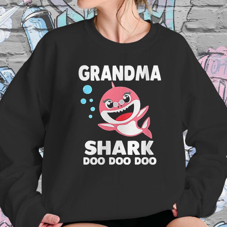 Grandma Shark Funny Mothers Day Gift Women Sweatshirt Gifts for Her