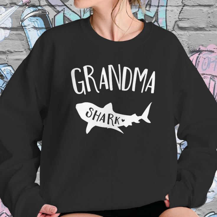 Grandma Shark Mothers Day Birthday Women Sweatshirt Gifts for Her