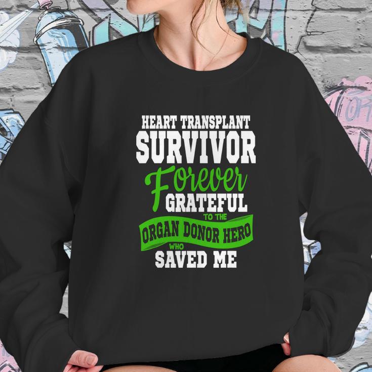 Heart Transplant Organ Recipient Survivor Gift Women Sweatshirt Gifts for Her