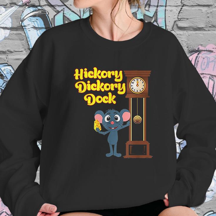 Hickory Dickory Dock Nursery Rhyme Women Sweatshirt Gifts for Her