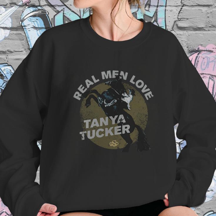 Horse Real Men Love Tanya Tucker Shirt Women Sweatshirt Gifts for Her