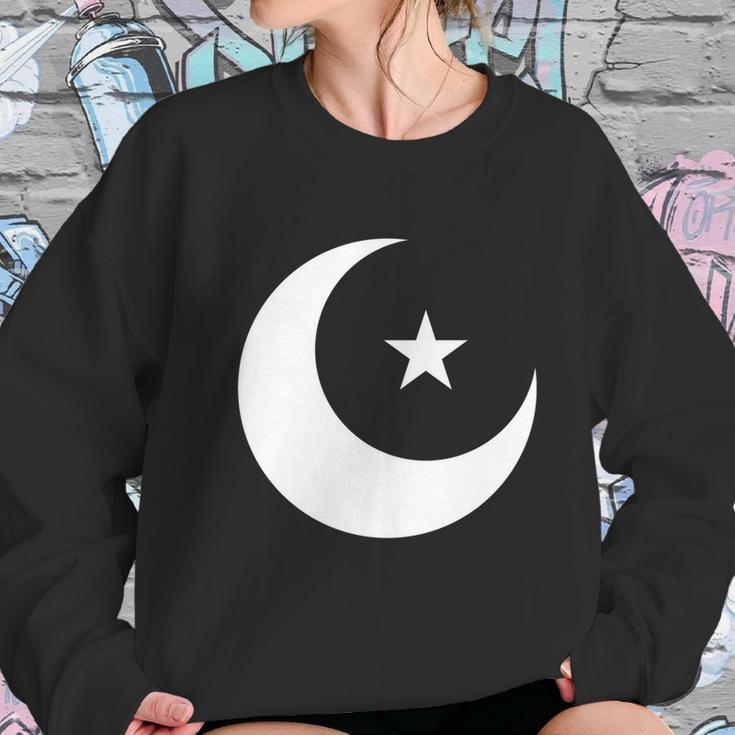 Islam Symbol Muslim Allah 5 Percent Star Nation Of Gods Gift Cool Gift Women Sweatshirt Gifts for Her