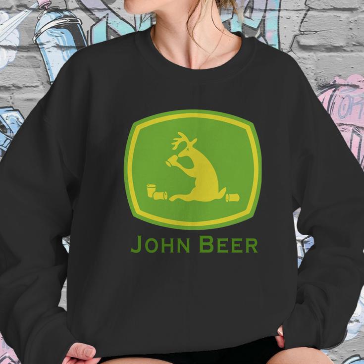 John Deere Parody John Beer Shirt Women Sweatshirt Gifts for Her