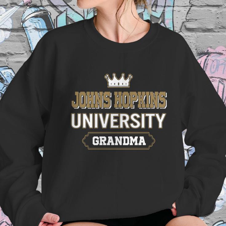 Johns Hopkins University Grandma Great Gift For Grandparents Women Sweatshirt Gifts for Her