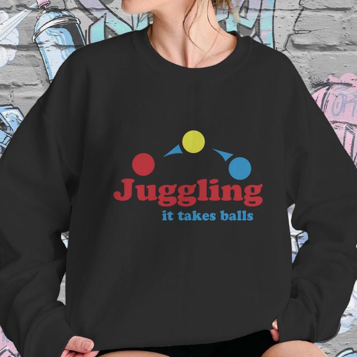 Juggling Takes Balls Womens Tshirt By American Apparel Women Sweatshirt Gifts for Her