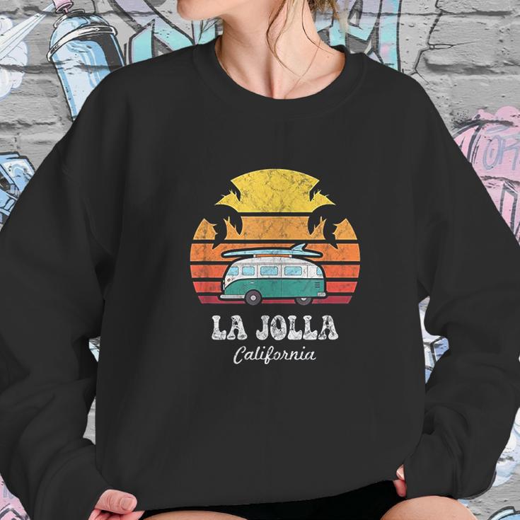 La Jolla Souvenir Retro California Men Women Kids Clothing Women Sweatshirt Gifts for Her